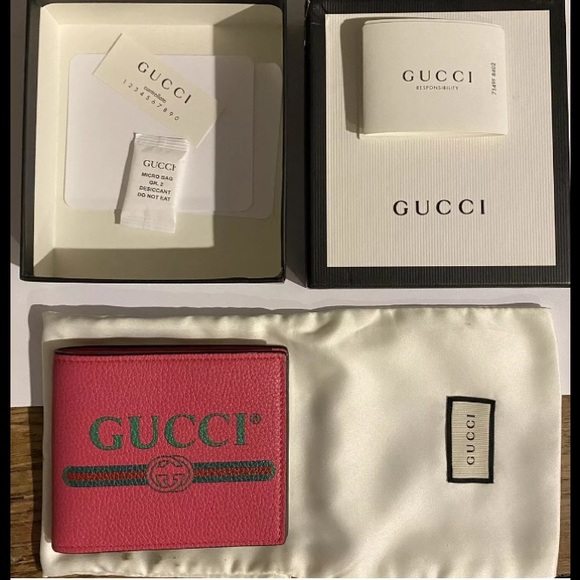 gucci wallet receipt